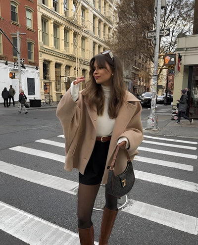 LIZZY – MODNÍ OVERSIZE VLNĚNÝ KABÁT