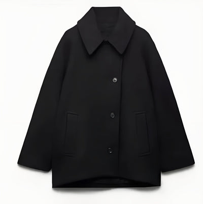 LIZZY – MODNÍ OVERSIZE VLNĚNÝ KABÁT